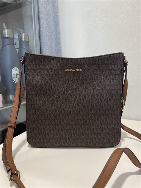 michael kors jet set travel signature large messenger|michael michael kors jet set travel large messenger .